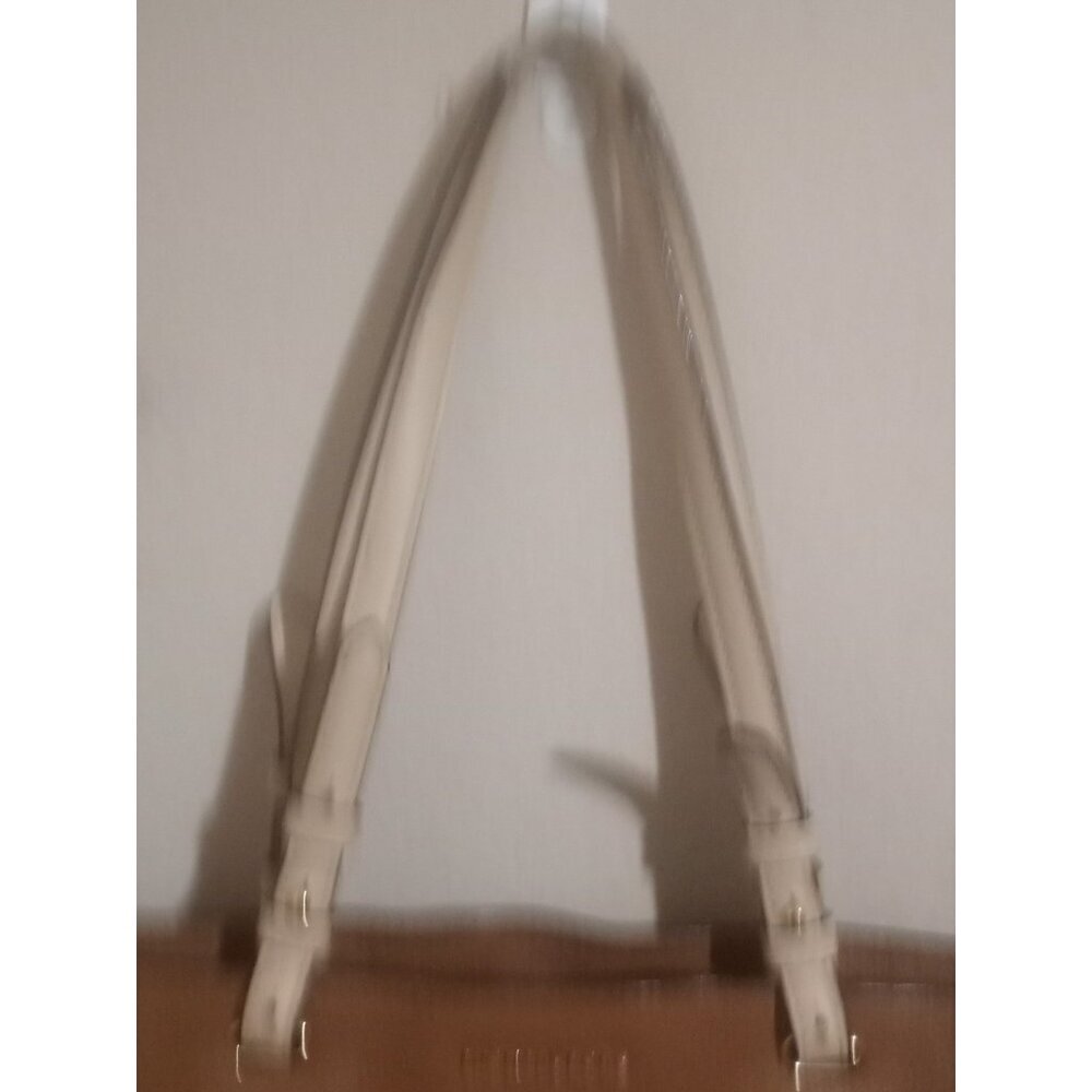 Michael Kors Bedford Tote Shoulder Bag Pebbled Brown Tan Pockets - Picture 4 of 12